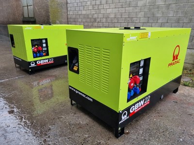 Generator / Stromaggregat / Pramac GBW22 MCP / Stromerzeuger